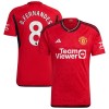 Camiseta de fútbol Manchester United B. Fernandes 8 Primera Equipación 23-24 - Hombre